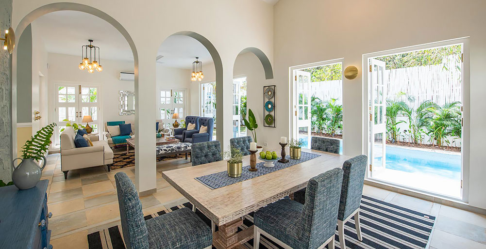 Monforte Villa B - Dining and Living area<br />